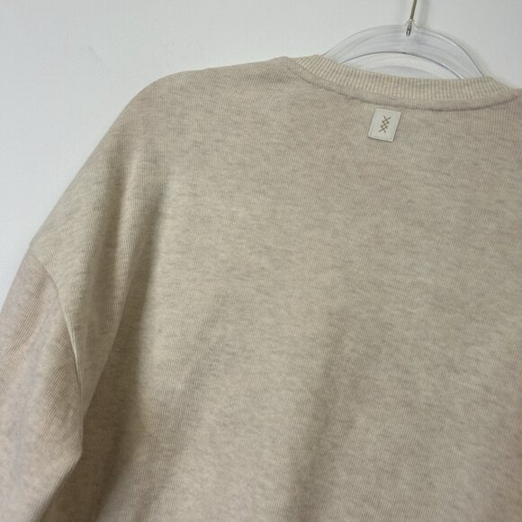 Rhone Signature Rib Crew Neck Sweater  Women’s Size XS Oatmeal Heather - Picture 8 of 9